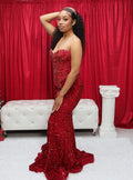 Pre-Made Red Prom Dress